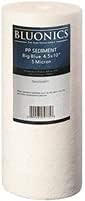 Bluonics Sediment & Carbon Block Replacement Water Filters 4pcs (5 Micron) 4.5" x 10" Whole House Cartridges