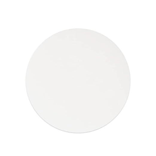 stonylab Quantitative Filter Paper, 100 Pack Slow Flow Rate Cellulose Filter Paper Circles with 10 Micron Particle Retention, 56 mm Diameter