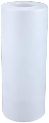 GoLucky Glass Cylinder Shade Accessory for Lamp Fixture - Replacement Glass Piece with 1-5/8 Inch Fitter - 4"D x 9"H