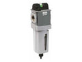 Parker Hannifin P32FB92EGMN Series P32FB Aluminum Global Modular Compact Particulate Filter, 5 µ Element, Poly Bowl with Bowl Guard, Manual Drain and without Mounting Bracket, 1/4" NPT Port