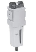 Parker Hannifin P32FB93EGAN Series P32FB Aluminum Global Modular Compact Particulate Filter, 5 µ Element, Poly Bowl with Bowl Guard, Auto Drain and Without Mounting Bracket, 3/8" NPT Port