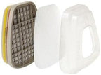 Respirator Filter Retainer Compatible with 3M 501 & 5N11 Particulate Filters, Fits 6000 6200 6300 6500 6800 and 7000 Series Respirators, Snap-On Replacement Filter Holder, Reusable, 20 Pack
