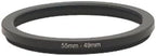 Metal Step-Up/Down Ring Adapter Compatible with Mirrorless Cameras DSLR Lens, UV CPL ND Filter Thread Converter, Black (55-46)