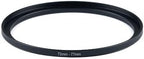YAMAFOO 72mm to 77mm Step-Up Ring/Step Down Rings Filter Adapter for All Brands UV ND CPL Metal Ring Step-Up Rings Adapter Filter,Black(72-77)