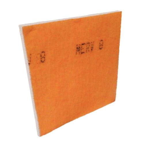 HVAC/Air Filter Media Roll, Orange/White MERV8 Polyester Media with a Heavy Dry Tackifier - 1 inch x 25 inch x 6 Foot