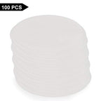 StonyLab Quantitative Filter Paper Circles, 125mm Diameter Cellulose Filter Paper with 20 Micron Particle Retention Medium Filtration Speed, Pack of 100 (125mm Diameter)