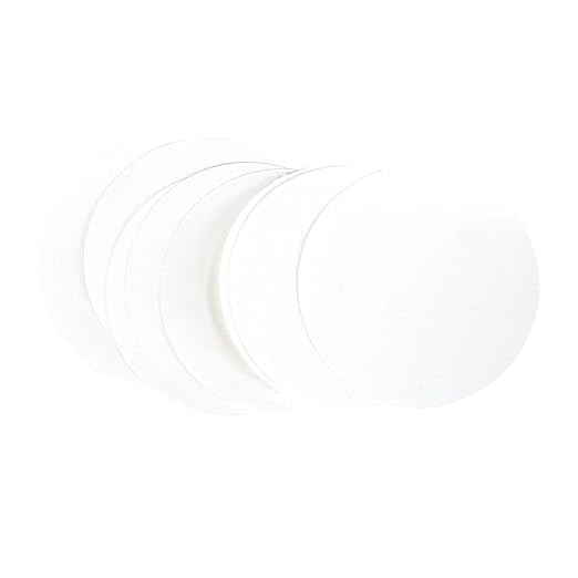 Hydrophilie PTFE Membrane Filter,PTFE Disc Membrane Micrometer Filter,Hydrophilicity Polytetrafluoroethylene Microporous Micron Millipore Filtration,50 Sheet/Pack (50mm Diameter,0.1µm Pore Size)