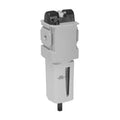 Parker Hannifin P32FB92DGAN Series P32FB Aluminum Global Modular Compact Coalescing Filter, 0.01 µ Element with DPI, Poly Bowl with Bowl Guard, Auto Drain and Without Mounting Bracket, 1/4" NPT Port