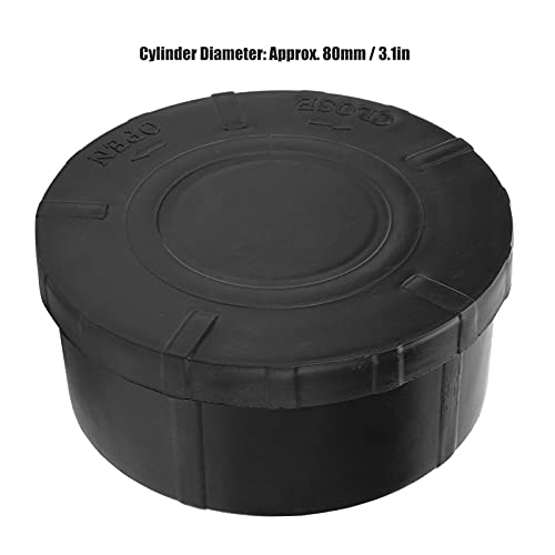 3/4 25mm Air Compressor Silencer, Plastic Shell Round Muffler Filter Intake Dia 80mm
