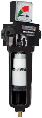Replacement Air Filter Element Micro Clean (High Efficiency 0.01 micron) Industrial Grade Compressed Air Filters, 2-in-1 Coalescing & Particulate Air/Gas In-Line Filters (ISO CLASS 1) (50 CFM)