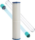 Kind Water Replacement Filter Set – Sediment Filter, UV Lamp & Quartz Sleeve – Fits E-2000 UV Whole House System – Annual Maintenance Kit for Clean, Safe Water