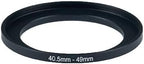 YAMAFOO 40.5mm to 49mm Step-Up Ring/Step Down Rings Filter Adapter for All Brands UV ND CPL Metal Ring Step-Up Rings Adapter Filter,Black (40.5-49)