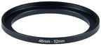 YAMAFOO 46mm to 52mm Step-Up Ring/Step Down Rings Filter Adapter for All Brands UV ND CPL Metal Ring Step-Up Rings Adapter Filter,Black (46-52)