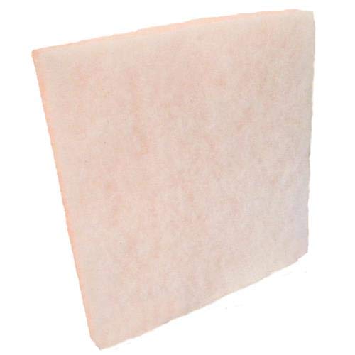 HVAC/Air Filter Media Roll, Orange/White MERV8 Polyester Media with a Heavy Dry Tackifier - 1 inch x 25 inch x 6 Foot