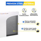 Outdoor Electrical Box, Steel Junction Box 24X16X10'', NEMA 4X Electrical Enclosure Box IP66 Waterproof & Dustproof, Universal Electrical Project Box with Lock & Mounting Plate
