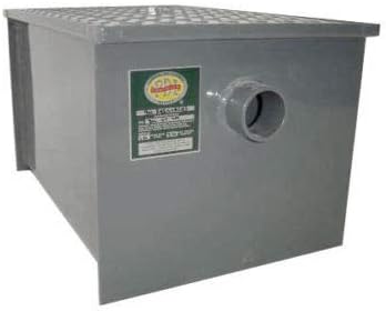 Commercial Carbon Steel Grease Trap Interceptor 50lb - PDI Approved - NSF