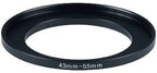 YAMAFOO 46mm to 72mm Step-Up Ring/Step Down Rings Filter Adapter for All Brands UV ND CPL Metal Ring Step-Up Rings Adapter Filter,Black (46-72)