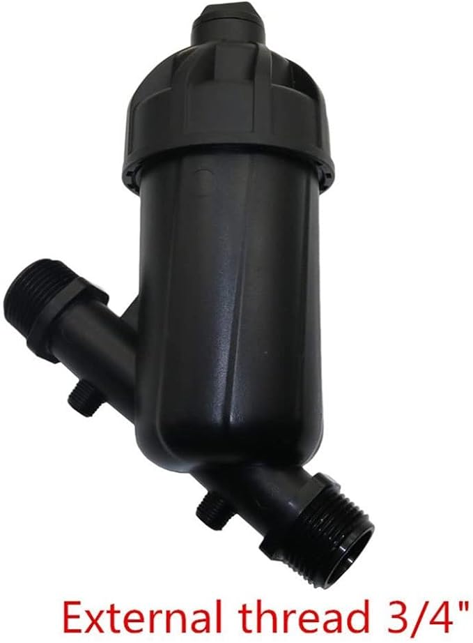 Agricultural pump filter,precision,Y-type Irrigation Filter With 3/4" 1" Male Thread, Agriculture Tools Greenhouse Garden Water Purifier Watering, 1Pcs(3/4")