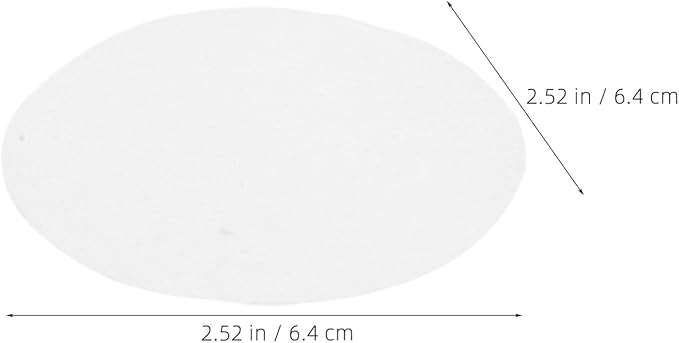 300pcs White 64mm Disposable Coffee Filter Paper for Press Makers Mini round Drip Coffee Filters Compatible with Espresso Machines Portable Paper Bags for Daily Brewing