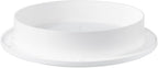 White 6" Inch Round Ventilation Grille with Insect mesh. (Duct 6Ø / Grille 7Ø) Ventilation Applications. Indoor and Outdoor Vent Cover. Available 3 Sizes / 4 Colors.