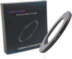 YAMAFOO 77mm to 52mm Step-Up Ring/Step Down Rings Filter Adapter for All Brands UV ND CPL Metal Ring Step-Up Rings Adapter Filter,Black(77-52)