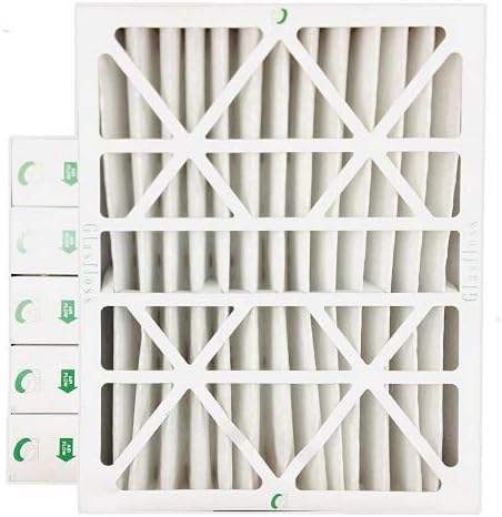 Glasfloss ZL 16x20x4 MERV 13 (FPR 10) 4" Inch Air Filters for AC and Furnace. Case of 6. Actual Size: 15-1/2 x 19-1/2 x 3-3/4