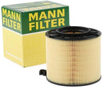 Mann Filter C 17 013 Engine Air Filter Replacement Compatible With Select Audi A4, A5, Q5, SQ5, S5, S6, S7, RS5 Vehicles - (Includes Various Quattro, Allroad, Sportback)