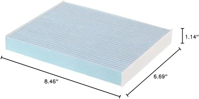 BOSCH 6089C HEPA Cabin Air Filter - Compatible with Select Kia Soul, Soul EV (Pack of 3)