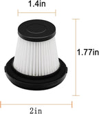 2 Pcs Bed Vacuum Cleaner Filters, Replacement Filter Compatible with 1003