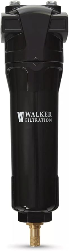 Walker Filtration A30032XA High-Flow Compressed Air Filter | 3/8'' NPT | 0.01 Micron Filtration | Metal Bowl with Auto Drain – Industrial Moisture & Particulate Removal