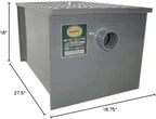 Commercial Carbon Steel Grease Trap Interceptor 50lb - PDI Approved - NSF