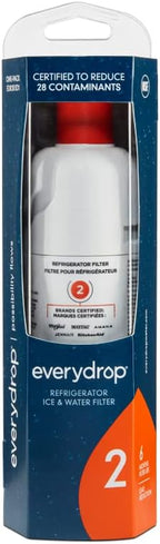 everydrop® by Whirlpool Ice and Water Refrigerator Filter 2, EDR2RXD1, Single-Pack