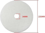 10 Pcs Universal Cloth Dryer Exhaust Filter Portable Replacement Lint Filter Air Intake Paper Filters for Chef Dryer, Dryer Replacement Parts Accessories (White,227 x 33 mm)