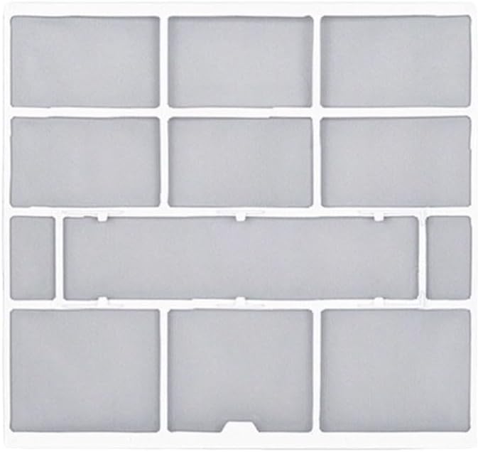 Air Conditioner Dust Filter Screen for Indoor Unit, Plastic Mesh AC Accessory, Hanging Design for Central Cooling Systems, Protects Air Outlet from Dust Buildup(28.2X26.5cm)