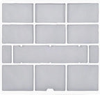 Air Conditioner Dust Filter Screen for Indoor Unit, Plastic Mesh AC Accessory, Hanging Design for Central Cooling Systems, Protects Air Outlet from Dust Buildup(28.2X26.5cm)