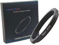 YAMAFOO 39mm to 37mm Step-Up Ring/Step Down Rings Filter Adapter for All Brands UV ND CPL Metal Ring Step-Up Rings Adapter Filter,Black (39-37)