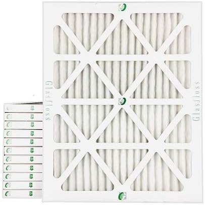 Glasfloss ZL 18x24x1 MERV 13 (FPR 10) Air Filters for AC and Furnace. Case of 12. Actual Size: 17-1/2 x 23-1/2 x 7/8
