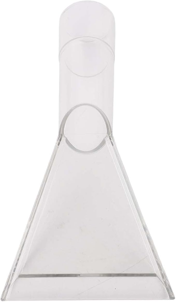 Upholstery Nozzle Spray Extraction Tool Carpet Sofa Cleaner Attachment,Transparent Design, Clear Tips Plastic Vacuum Accessory For Portable Truck Cleaning Equipment Fabric Furniture(small clear tip)