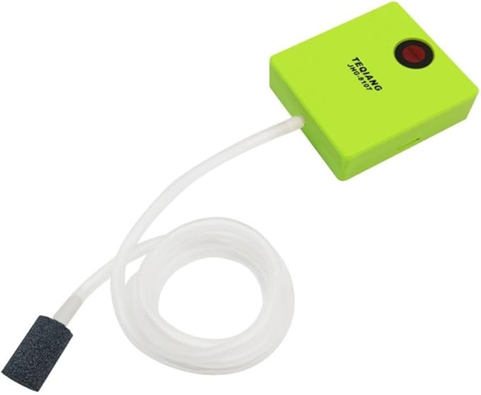 Oxygen Pump with Air Stone Quiet Portable Powerful Air Fish Tank Aerator Fishing Transport Aquarium Accessories
