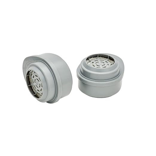 MSA 815362 Advantage Respirator Cartridge - Organic Vapor/P100 (GMA: OV), Quantity: 2 per pack, Chemical & Combination Air-Purifying Respirator Attachment, Long-Lasting Respiratory Protection
