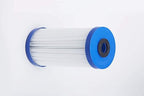 Pentair Pentek R50-BB Big Blue Sediment Water Filter, 10-Inch, Whole House Pleated Polyester Filter Cartridge, 10" x 4.5", 50 Micron, Pack of 8, White