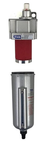 3/4" NPT Industrial Coalescing 0.01u Micron Filter Removes 99.98% of Oil, Moisture Vapor, Aerosols from Compressed Air Lines, 5oz Bowl, Auto Drain