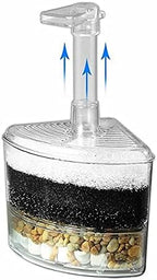 CNZ XY-2008 Corner Filter Air Driven Bio Sponge Up to 15 gallons, 4-Pack