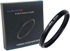 YAMAFOO 49mm to 40.5mm Step-Up Ring/Step Down Rings Filter Adapter for All Brands UV ND CPL Metal Ring Step-Up Rings Adapter Filter,Black (49-40.5)