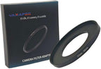 YAMAFOO 37mm to 58mm Step-Up Ring/Step Down Rings Filter Adapter for All Brands UV ND CPL Metal Ring Step-Up Rings Adapter Filter,Black (37-58)