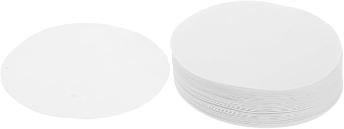 Alipis 300pcs Disposable round Coffee Filter Paper 64mm for Drip Coffee Makers Portable White Paper Filters Compatible with Espresso Accessories and Brewing Equipment