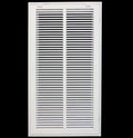 12" X 20" Steel Return Air Filter Grille for 1" Filter - Easy Plastic Tabs for Removable Face/Door - HVAC Duct Cover - Flat Stamped Face -White [Outer Dimensions: 13.75w X 21.75h]