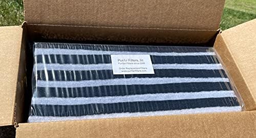 Charcoal Purifan Replacement Filter, PAF-DOC, Twice the charcoal for extra clean Air Black & White