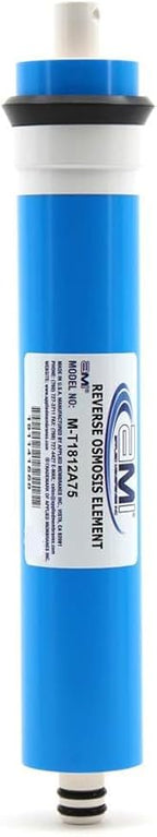 APPLIED MEMBRANES INC. 75 GPD Reverse Osmosis Membrane | RO Membrane Water Filter Replacement for Reverse Osmosis Water Filtration System | 1.8” x 12” Universal Compatibility | Made in USA