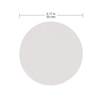 Labasics Qualitative Filter Paper Circles, 55 mm Diameter Cellulose Filter Paper with 15-20 Micron Particle Retention Medium Filtration Speed, Pack of 100